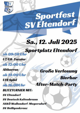 2025_07_12-Sportfest.jpg-SV Eltendorf