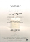 Wir trauern um Josef Zach-SV Eltendorf